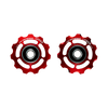 Kółka Przerzutki CeramicSpeed Alu Shimano 9-10s Czerwone