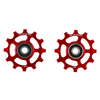 Kółka Przerzutki CeramicSpeed Campagnolo 12s Czerwone Coated