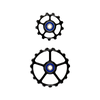 Zamienne Kółka Wózka CeramicSpeed 13+19 Czarne