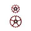 Zamienne Kółka Wózka CeramicSpeed 13+19 Czerwone