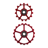 Zamienne Kółka Wózka CeramicSpeed 15+19 Czerwone