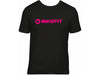 Koszulka T-Shirt BIKEFIT Czarno-Różowa r. M