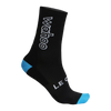 Skarpety LE COL OUTLINE WAHOO Cycling Socks Czarne S/M