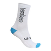 Skarpety LE COL OUTLINE WAHOO Cycling Socks Białe L/XL