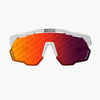 Okulary SCICON AEROSHADE KUNKEN White Gloss - SCNPP Monogram Multimirror Red