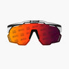 Okulary SCICON AEROSHADE KUNKEN Black Gloss White Bolt - SCNPP Monogram UAE Multimirror Red