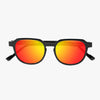 Okulary SCICON VERTEX Black Gloss - Red Multimirror Lens