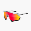 Okulary SCICON AEROSHADE XL Crystal Gloss/Black - SCNPP Multimirror Red
