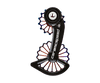 Wózek Przerzutki CeramicSpeed OSPW SRAM Red/Force AXS 3D Printed Hollow Ti Oil Slick PVD