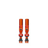 MUC-OFF BIG BORE HYBRID SCHRADER 30mm ORANGE - Wentyle Bezrdzeniowe Tubeless 30mm Pomarańczowe