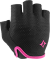 Women's Body Geometry Grail Short Finger Gloves - Black/Pink