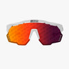 Okulary SCICON AEROSHADE KUNKEN White Gloss - SCNPP Monogram Multimirror Red Racing