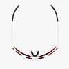 Okulary SCICON AEROSHADE KUNKEN White Gloss - SCNPP Monogram Multimirror Red Racing
