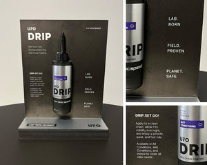 CeramicSpeed New UFO Drip Display BlackSilverLabel