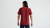 Męska koszulka z krótkim rękawem Trail - Garnet Red