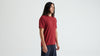 Męska koszulka z krótkim rękawem Trail - Garnet Red