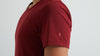 Damska koszulka z krótkim rękawem Trail - Garnet Red