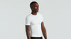 Men's Seamless Light Short Sleeve Base Layer - White