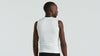Men's Seamless Light Sleeveless Base Layer - White