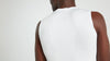 Men's Seamless Light Sleeveless Base Layer - White