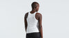 Women's Seamless Light Sleeveless Base Layer - White