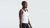 Women's Seamless Light Sleeveless Base Layer - White
