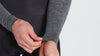 Men's Merino Seamless Long Sleeve Base Layer - Grey