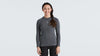 Women's Merino Seamless Long Sleeve Base Layer - Grey