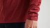 Męska koszulka z długim rękawem Gravity Training - Garnet Red