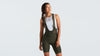 Damskie spodenki z szelkami Prime - Dark Moss Green