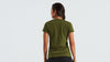 Damska koszulka z krótkim rękawem z logo S - Olive Green