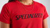 Women's Wordmark Short Sleeve T-Shirt - Flo Red