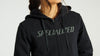 Damska bluza z kapturem Legacy Wordmark Zip-Up - Black
