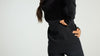 Damska bluza z kapturem Legacy Wordmark Zip-Up - Black