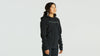 Damska bluza z kapturem Legacy Wordmark Zip-Up - Black