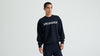 Bluza z okrągłym dekoltem Wordmark - Black
