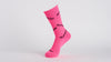 Supacaz SupaSox Twisted Sock - Black/Neon Pink