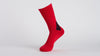 Supacaz SupaSox Twisted Sock - Black/Red