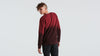 Men's Legacy Spray Long Sleeve Crewneck - Maroon