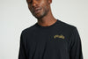Warped Long Sleeve Tee - Black