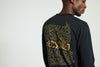 Warped Long Sleeve Tee - Black