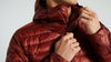 Men's Packable Down Jacket - Rusted Red