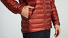 Men's Packable Down Jacket - Rusted Red