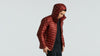 Men's Packable Down Jacket - Rusted Red