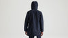 3-warstwowa parka z kapturem - Black
