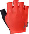 Men's Body Geometry Grail Short Finger Gloves - Red