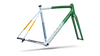 Crux DSW Frameset - D'Aluisio Smartweld Alloy - Oasis Tint Flake Silver Morning Mist/Purple Haze