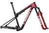 S-Works Epic World Cup Frameset - RockShox SIDluxe WCID Ultimate - Gloss Red Tint / Flake Silver Granite / Metallic White Silver